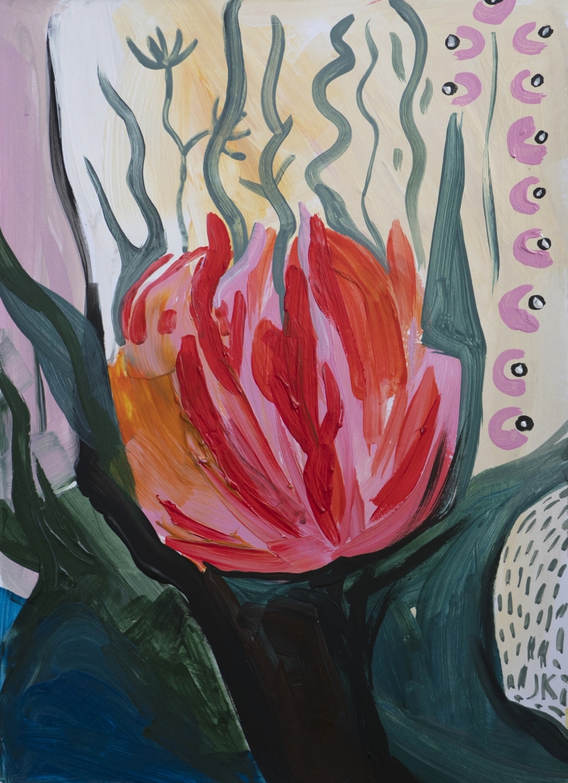 Water Lily Rene Painting