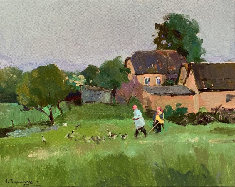 Пасуть гусей