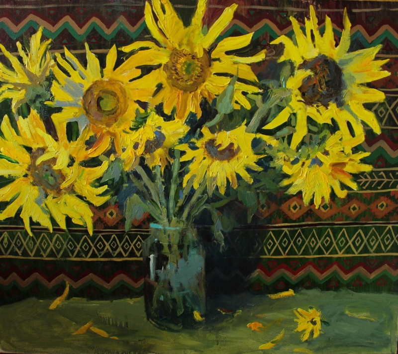 Соняшники. Натюрморт