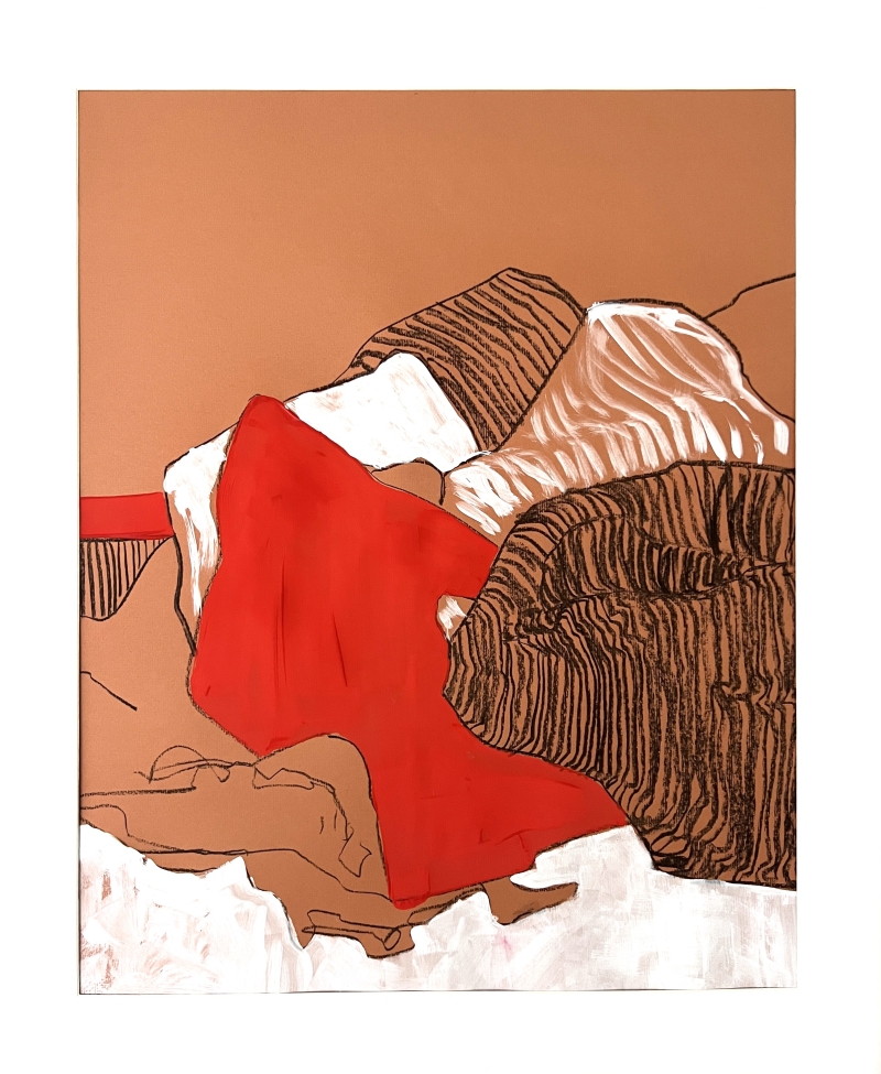 Червона сукня, велика графіка