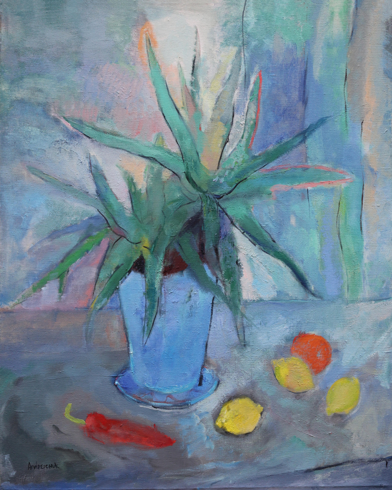 Aloe vera and three lemons