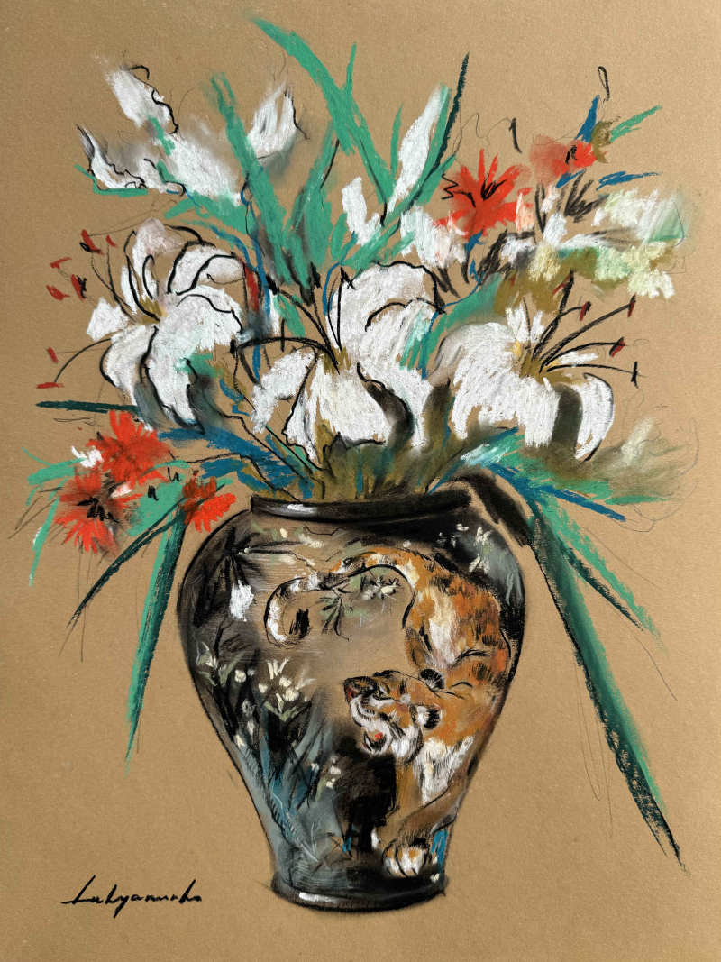 Ваза з тигром