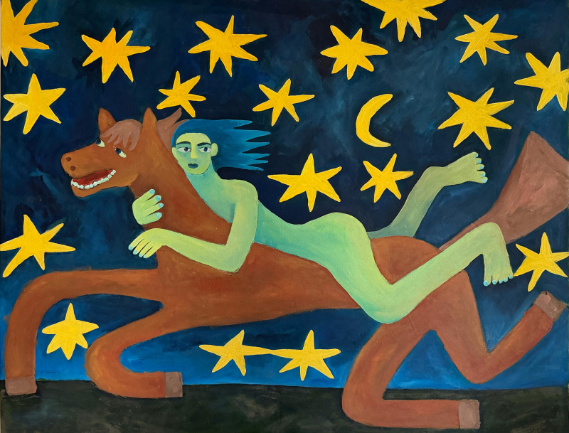 Night ride through the stars